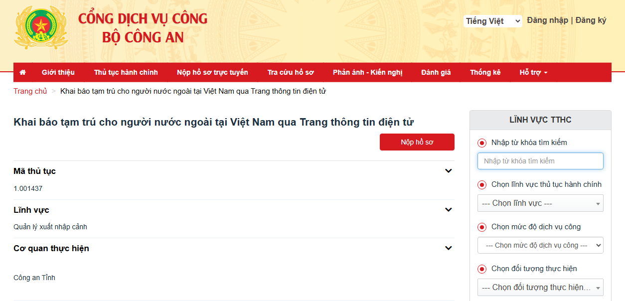 khai bao tam tru