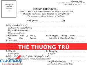 thẻ thường trú