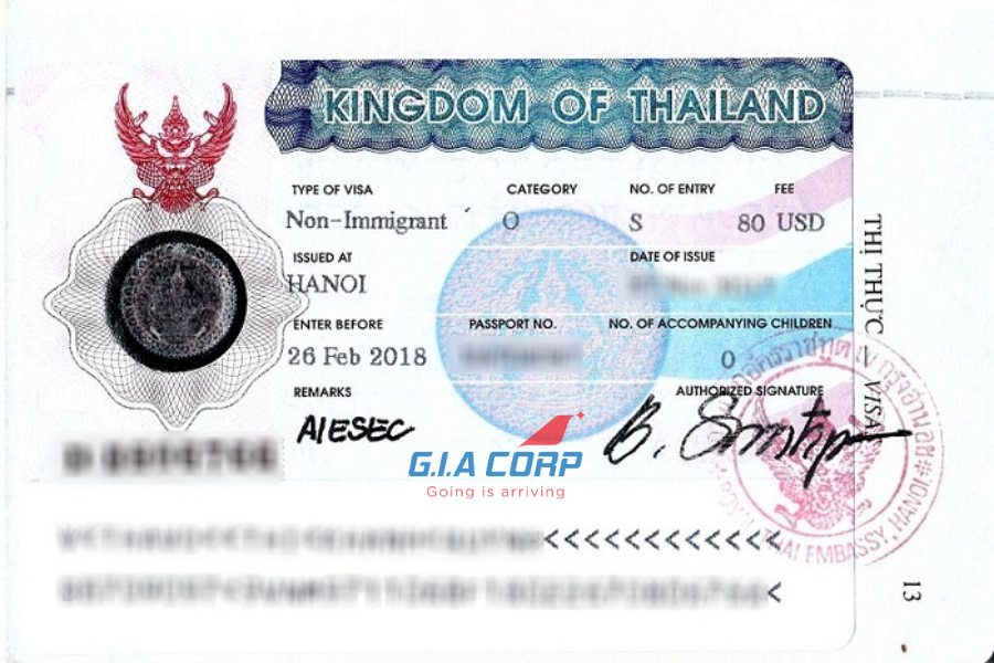 visa thái lan
