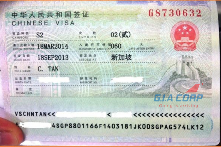 visa Trung Quốc