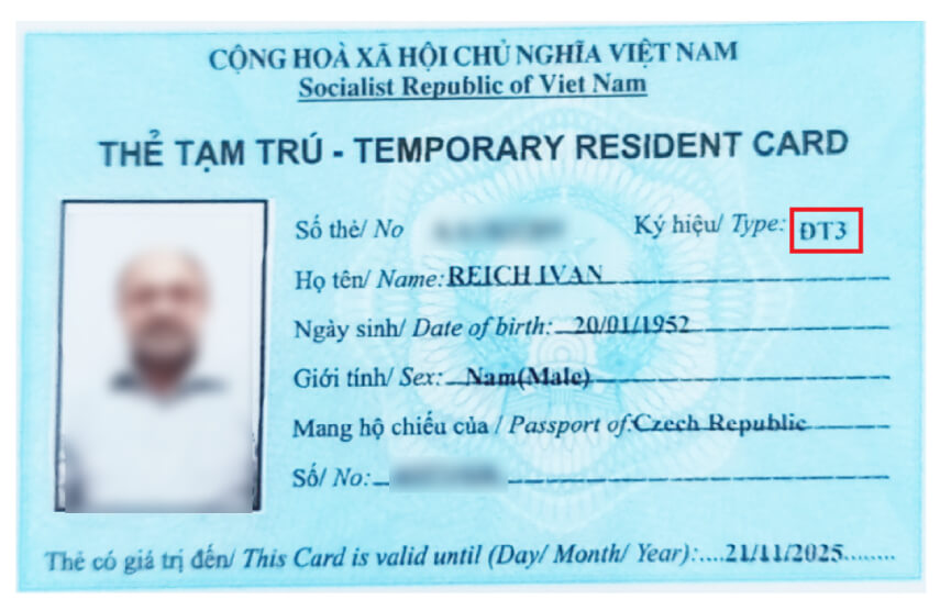 visa ĐT3