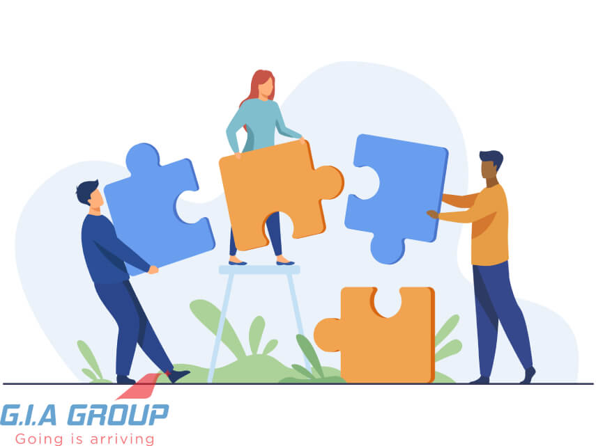 quy trình làm việc gia group
