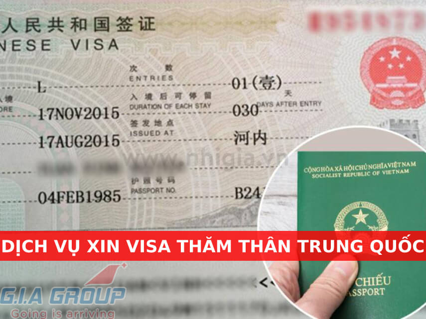 dịch vụ xin visa thăm thân trung quốc