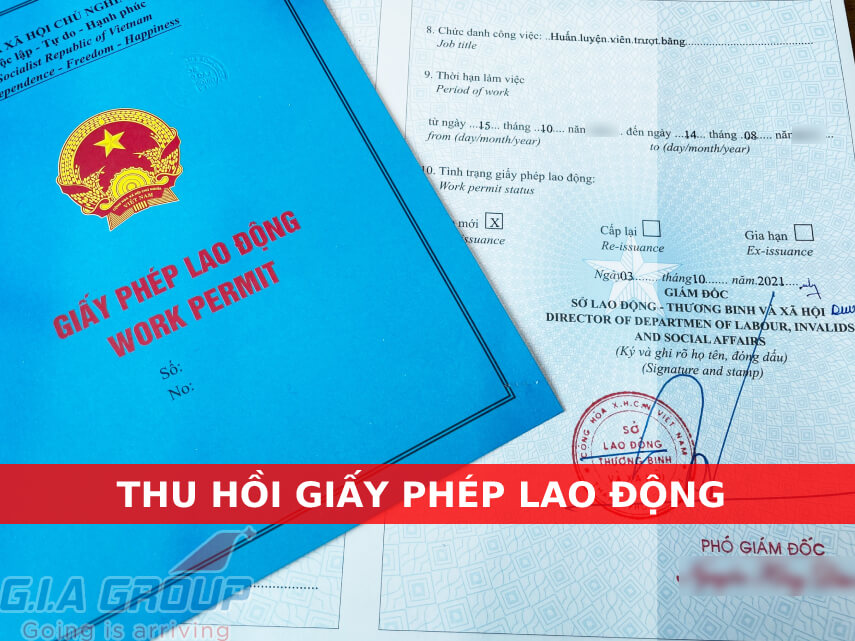thu hồi giấy phép lao động