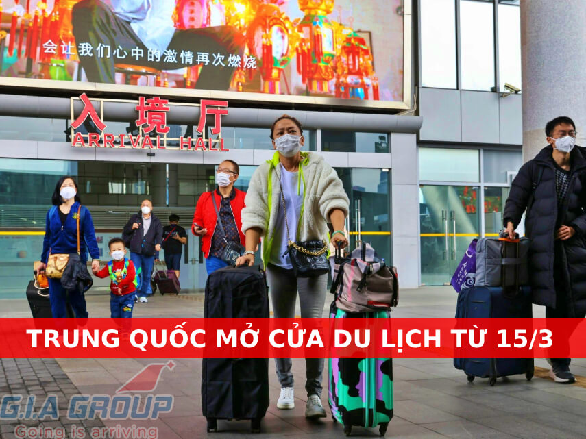 trung quốc mở cửa du lịch từ 15/3