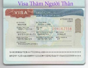 visa tham than han quoc
