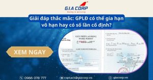 gia hạn GPLĐ vô hạn hay có số lần cố định