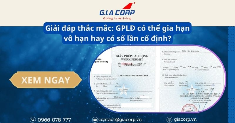gia hạn GPLĐ vô hạn hay có số lần cố định