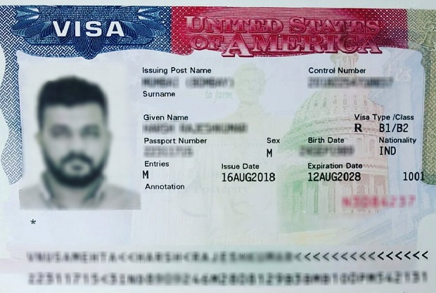 visa công tác mỹ