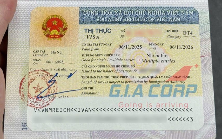 Visa nhập cảnh Việt Nam tại sân bay