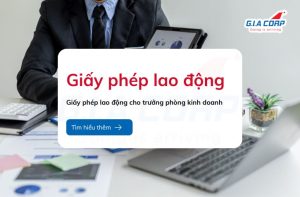 Giấy phép lao động cho trưởng phòng kinh doanh