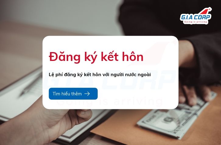 Lệ phí đăng ký kết hôn với người nước ngoài